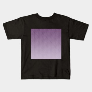 Pastel Purple Gradient Stripes Kids T-Shirt